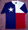 Texas flag henley shirt