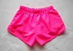 Shocking Pink low rise shorts