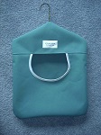 Teal Clothespin Bag
