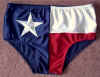 Texas Flag men's swimwear