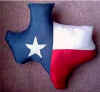 texas flag rectangle shaped pillow