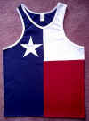 Texas flag tank top